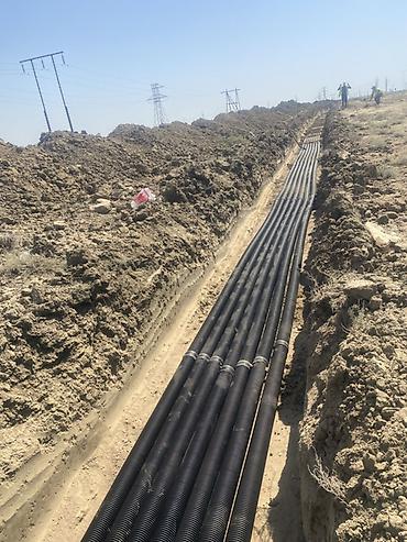 masin elektriki: Yüksək gərginlikli Yeraltı kabel xətlərinin çəkilişi xidməti Təsvir — 8