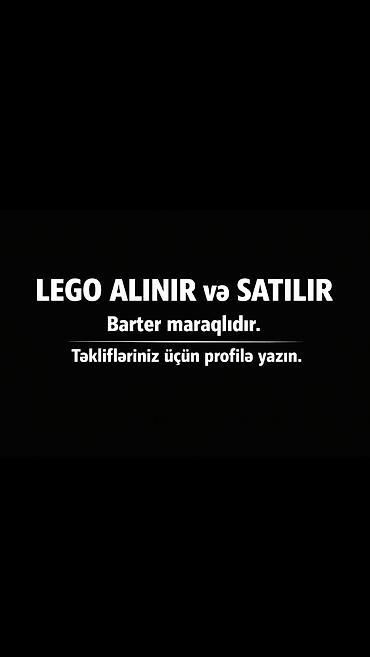 qala oyuncaq dəsti: Lego Alinir ve satilir barter var legolarinizin sekillerin atin ona — 1