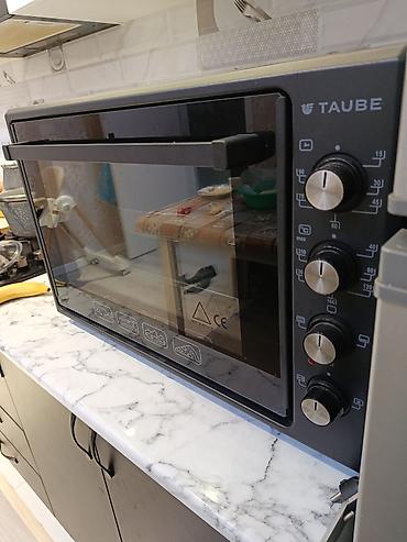 elektrik peç: TAUBE elektrik mini soba - Tezgahüstü elektrik sobası, şüşə ön qapı — 1