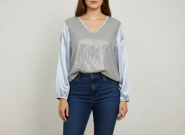 bluzki boho plus size: Жіноча блуза, розмір 2XL