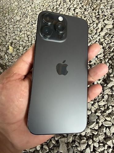 Техника жана электроника: IPhone 16 Pro Max, Жаңы, 256 ГБ, Black Titanium, Каптама, 92 % — 1