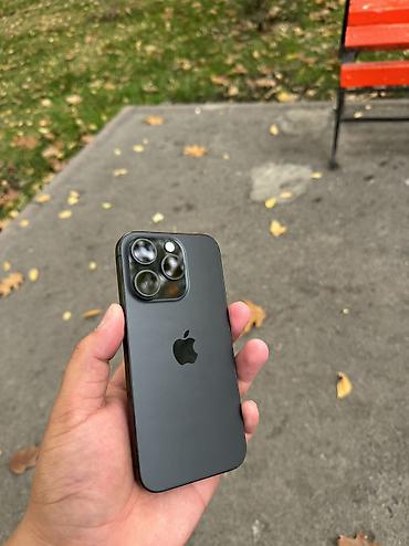 epson l8050: IPhone 15 Pro, Б/у, 256 ГБ, Черный, Чехол, Кабель, 81 % — 1