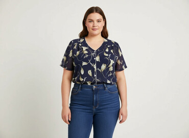 bluzki sylwestrowa plus size: Жіноча блуза, розмір 6XL