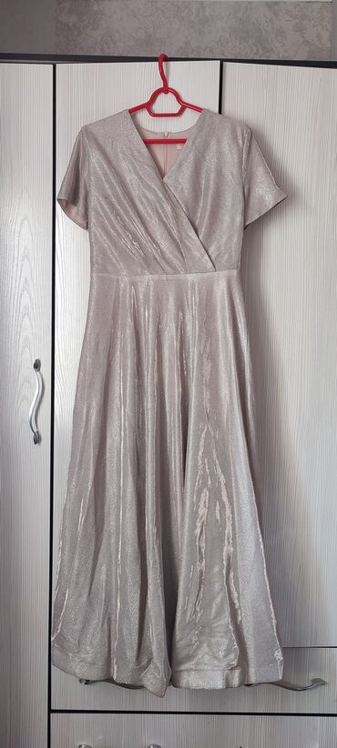 Вечерние платья: Вечернее платье, Классическое, Длинная модель, С рукавами, 2XL (EU 44)
