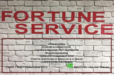 noutbukların təmiri: "Fortune Service" - Предлагает Вам свои услуги!