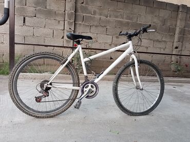 купить велик mtb: Горный/городской велосипед, белая рама. надо покрышку купит Основные