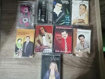 Mahnı kasetləri kolleksiyası - Orijinal audio kasetlər, plastik