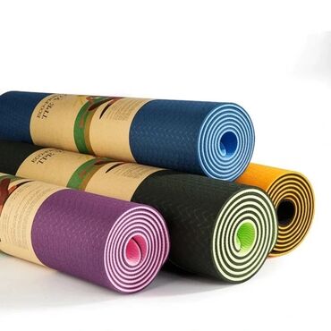 Коврик для йоги и фитнеса TPE. Профессиональный каремат (yoga mat TPE)