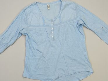 błękitna bluzki: Blouse, XL (EU 42), condition - Very good