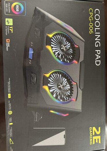 Hyundai: Orijinal 2E Gaming Cooling Pad (model: CPG-006). 📦 Qutusu açılmayıb