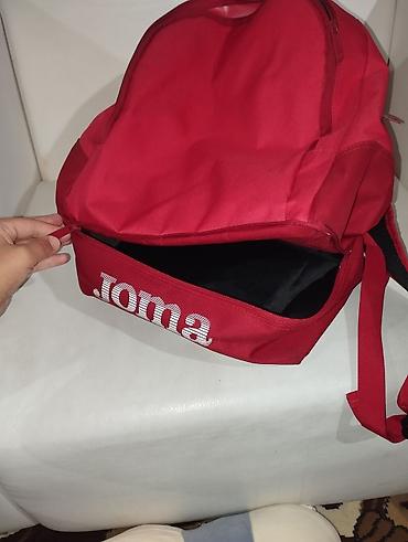 кобура сумка: Рюкзак Joma, красный цвет. - Вместительное основное отделение на — 4
