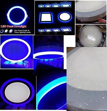 Rasveta: LED Paneli. Sa plavim svetlom ring paneli i centralno svetlo 6500K — 8