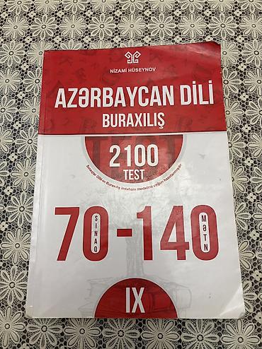 Testlər: Məhsul: “Azərbaycan Dili – Buraxılış” test toplusu Müəllif: Nizami — 1