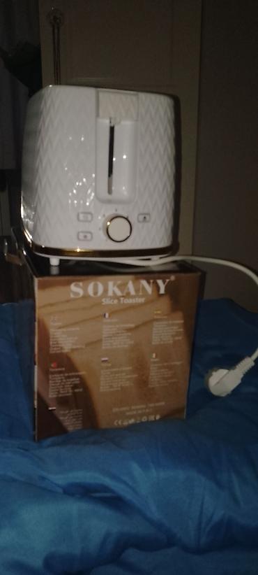 sokany blender: Toster Sokany, rəng - Ağ, Yeni — 1