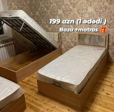 Yeni, Təknəfərlik çarpayı, Bazalı, Matras ilə, Siyirməsiz, Azərbaycan