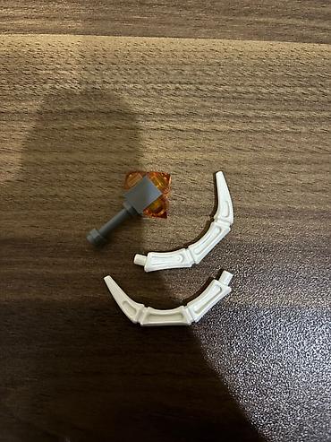 panda oyuncaq: LEGO® orginal aksesuarları dəsti Tərkibi: - 1 ədəd boz saplı, kəhrəba — 1