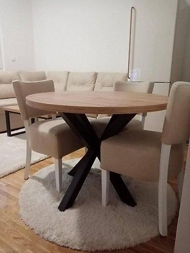 stolice sabac: OKRUGLI TRPEZARIJSKI STO MODEL O1 | Izrada nameštaja po meri Drvo& — 5