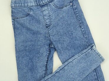 błękitna bluzki damskie: Jeans, Cropp, S (EU 36), condition - Perfect