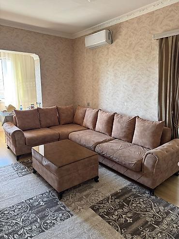 pufik stol: Künc divan dəsti - Dizayn: L formalı künc divan, uyğun ölçülü — 1