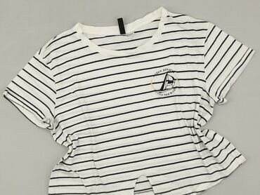 białe t shirty damskie bawełniane: Women`s T-shirt, H&M, L (EU 40)