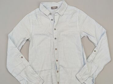 patrizia pepe koszula: Shirt 15 years, condition - Very good, pattern - Striped, color - Light blue