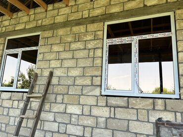 Plastik pəncərələr: Yeni İkiqat şüşə paketi Plastik pəncərə, Еni: 50 sm, Uzunluğu: 100 sm, Pulsuz quraşdırma — 11