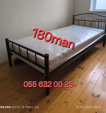 Çarpayılar: Yeni, Təknəfərlik çarpayı, Bazasız, Matrassız, Siyirməsiz, Azərbaycan — 6