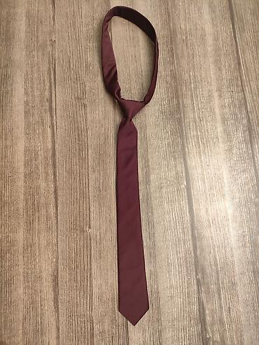qalstuk: Bordo rəngli klassik qalstuk - Rəng: dərin bordo - Stil: dar/klassik — 1