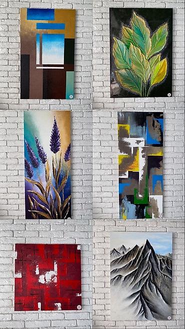 Картины: Картина на холсте, акрил - Ручная работа на натянутом подрамнике - — 19