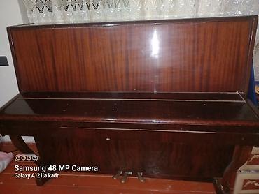 korq pa 80: Upright piano – “Kirka”. - Korpus: tünd qəhvəyi, parlaq laklı taxta — 1