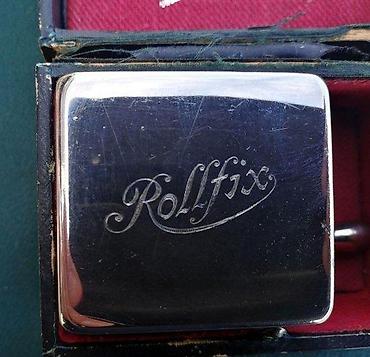 Ostali antikviteti: Ca.1920 Antique German ROLLFIX oštrač za žilete za brijanje. ca.1920 — 11