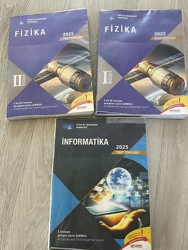 Книги и журналы: DİM 2025 Test Topluları – Fizika və İnformatika — 1