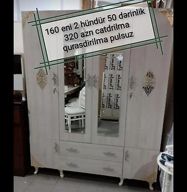dolab kupe: 4qapi dolablar 235azn 145azn başlayan qiymətlər Modelə görə qiymət — 4