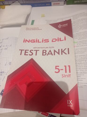 9 cu sinif kimya: Inglis dili. Hedef liseyi. 5-11 sinif. 9 neşr. TEST BANKI полностью