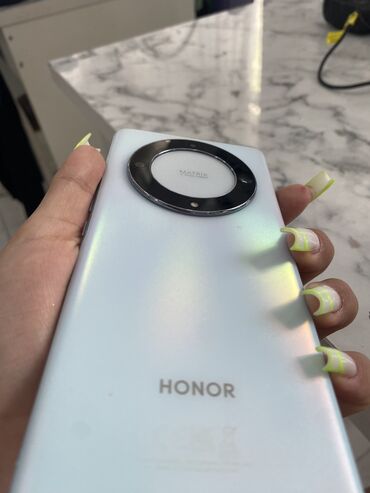 telefon alti: Honor X9a, 128 GB, rəng - Gümüşü, Düyməli, Barmaq izi, Face ID