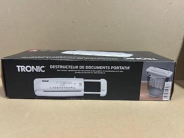 Ostali kućni aparati: TRONIC prenosivi sekač dokumenata - Tip: rezalica papira (strip-cut) — 2