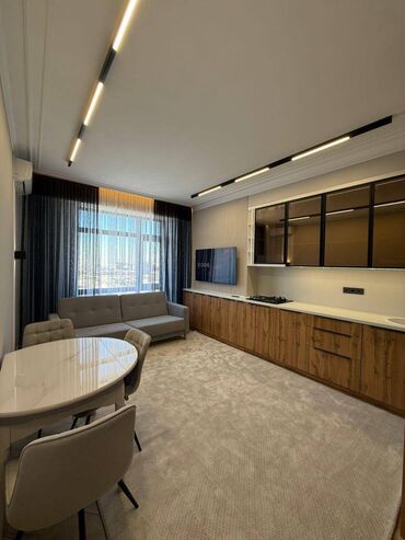 ак ордодон квартира керек: 2 бөлмө, 45 кв. м, Элитка, 9 кабат, Дизайнердик ремонт