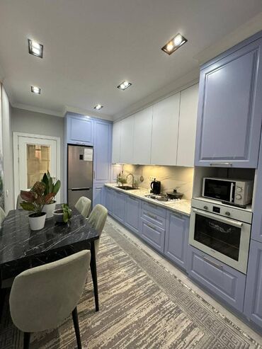 1 бөлмө, 43 кв. м, Элитка, 9 кабат, Дизайнердик ремонт