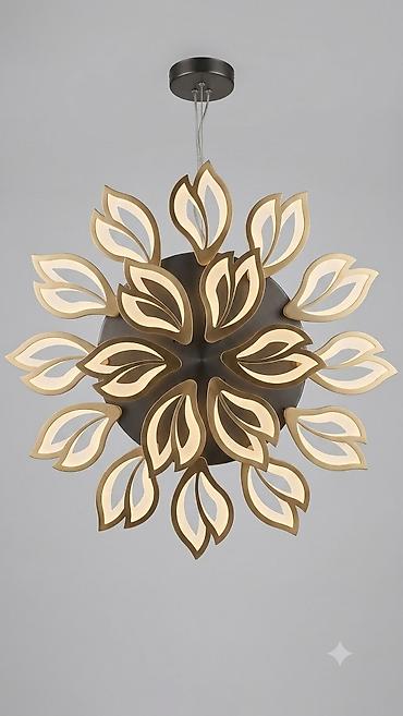 taxt üstü: Led Çılçıraq, 4 və daha çox lampa, Metal — 1