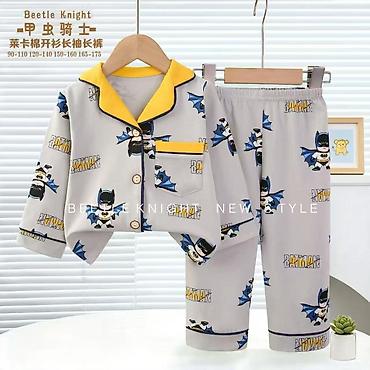 Uşaqlar üçün digər geyimlər: Uşaq pijama dəsti – Beetle Knight New Style 1yawdan 12yawa kimi - İki — 5