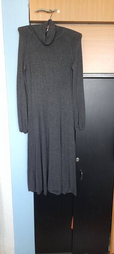 ljubicasta haljina i cipele: Zara L (EU 40), Other style, Long sleeves