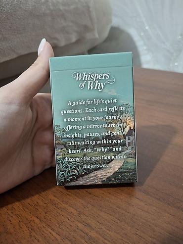 Спорт и хобби: **Whispers of Why kart dəsti** “Whispers of Why” adlı ilhamverici və — 2