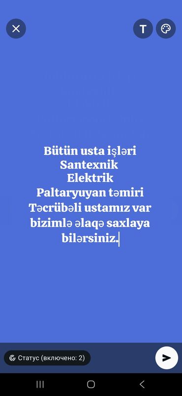 Volkswagen: Usta xidmətləri - Santexnik işləri: su sızmaları, kran və