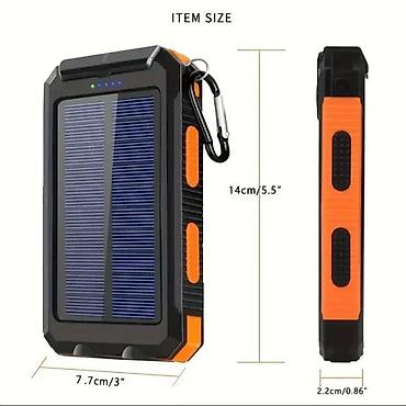 kengur slusalice: Prenosiva solarna power banka sa LED lampom i kompasom NOVO. Opis — 2