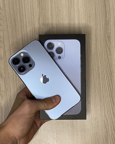 iphone 14 plus цена бишкек: IPhone 13 Pro, Колдонулган, 256 ГБ, Көк, Куту, 87 %