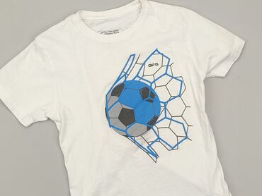 koszulka na szydełku: T-shirt, 5-6 years, 110-116 cm, condition - Fair