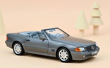 odece: Mercedes-Benz 500 SL 1989 Grey Metallic – Die-Cast Norev 🚗🌫️ Norev — 1
