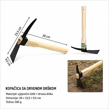 KMT Jagnjeća sekira od ugljeničnog čelika 2304823 Kompaktna jagnjeća