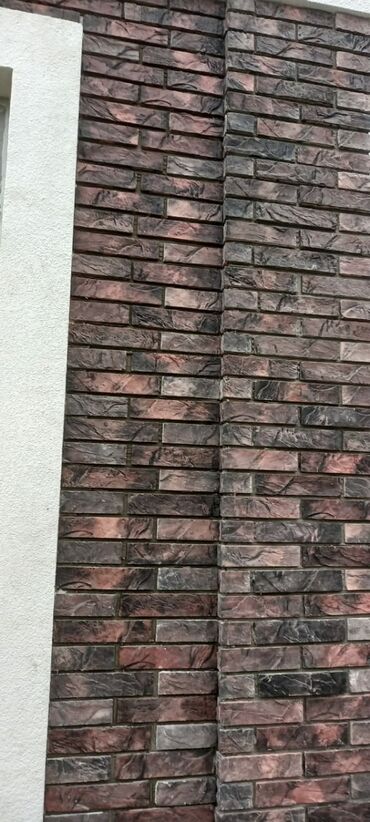 u profil: Fasad üçün dekorativ daş və klinker panelləri - Material: dekorativ