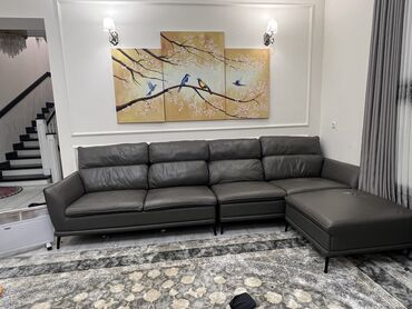 Другие мебельные гарнитуры: Продаем диван! Материал натуральная кожа, купили за 150.000тыс